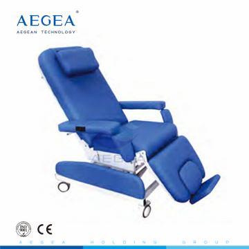 AG-XD205 control mecánico manual paciente de hospital silla de diálisis de sangre